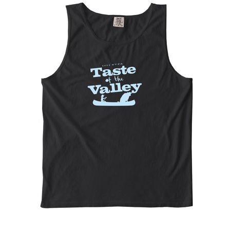 Taste of the Valley 2026 Shirt, a Black Comfort Colors Tank Top