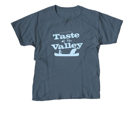 Taste of the Valley 2026 Shirt, a Indigo Youth Unisex Tee