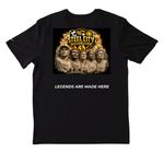 Steel City Legends, a Black Nike Dri-FIT Jersey Blend Performance Tee (back-view)