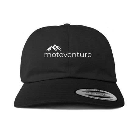 Moteventure Baseball Cap, a Black Printed Classic Baseball Cap