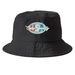 CQUSA Patch Hat, a Black Printed Bucket Hat