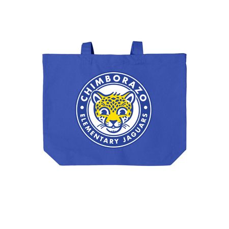Chimbo Tote, a True Royal Cotton Canvas Tote Bag