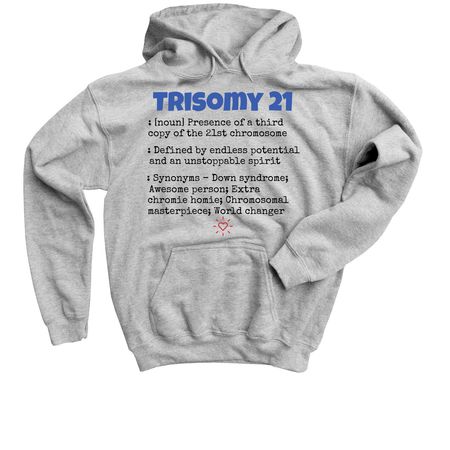 Down Syndrome Awareness&nbsp;, a Sport Grey Youth Pullover Hoodie