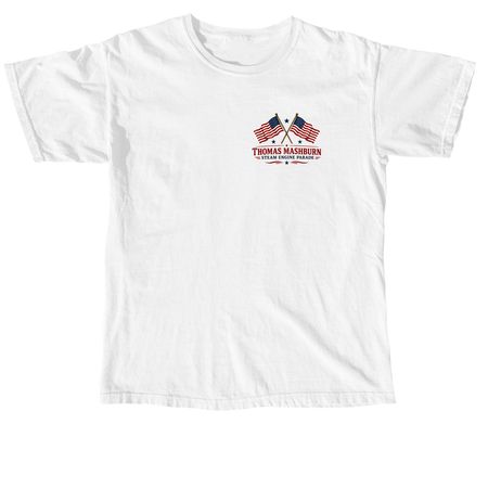 2026 Parade T-shirts, a White Comfort Colors Unisex Tee