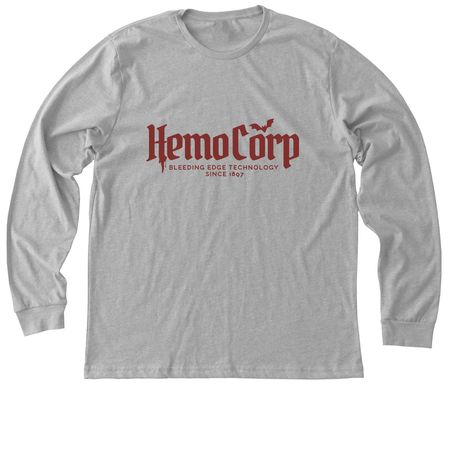 HemoCorp Merch, a Athletic Heather Premium Long Sleeve Tee