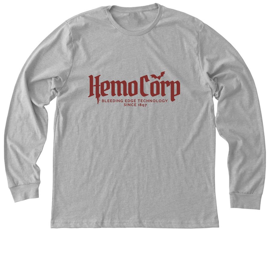 HemoCorp Merch, a Athletic Heather Premium Long Sleeve Tee