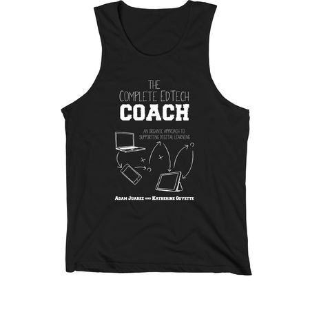 The Complete EdTech Coach Apparel, a Black Premium Cotton Tank