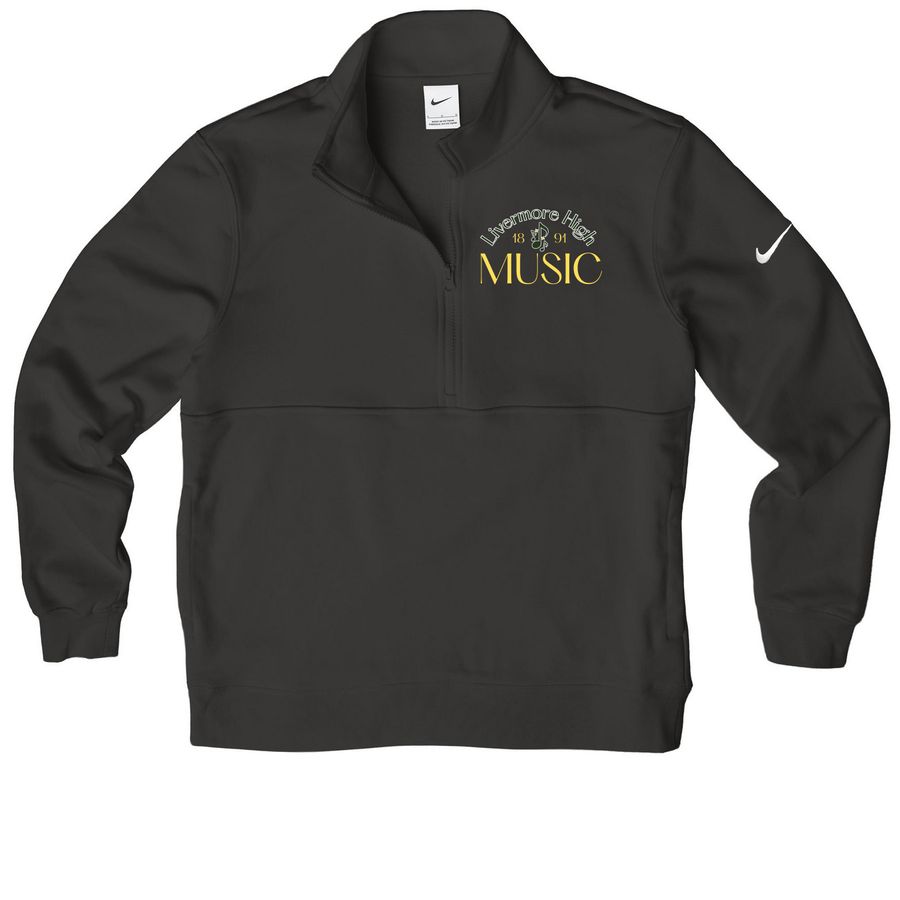Nike Gear | Polos, a Anthracite Nike Club Fleece Half Zip Pullover