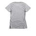 LASPCA Blue Logo, a Dark Heather Grey Women's Slim Fit Tee (back-view)