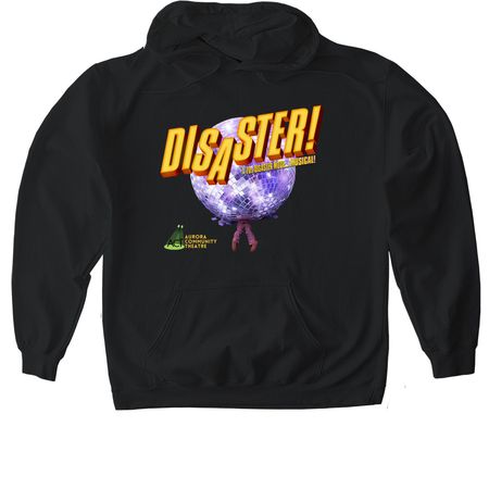 Disaster! Show Shirts, a Black Gildan Softstyle Pullover Hoodie