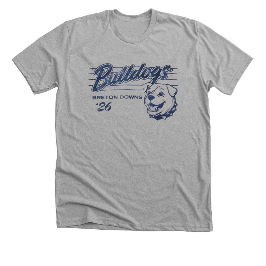 Saved By The Bulldog, a Athletic Heather Premium Unisex Tee