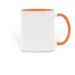 Bird Nerd Mug ver. 4, a Orange Two-Tone Ceramic Mug