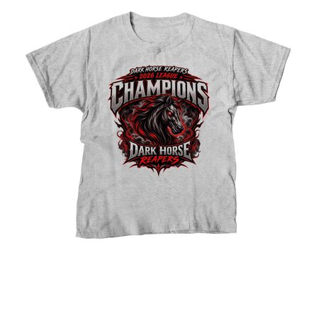 DARK HORSE REAPERS CHAMPIONSHIP GEAR, a Sport Grey Youth Unisex Tee