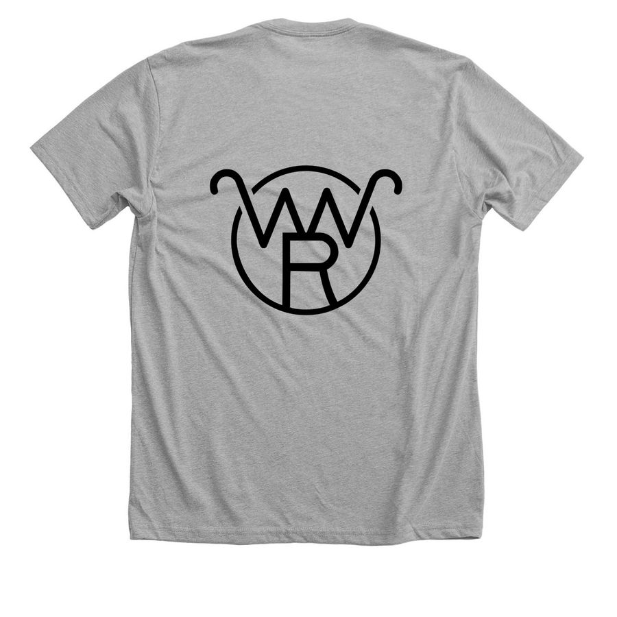 Let Hope Lead, a Athletic Heather Premium Unisex Tee (back-view)