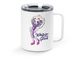 Whip It Good Travel Mug, a White Stainless Steel Travel Mug