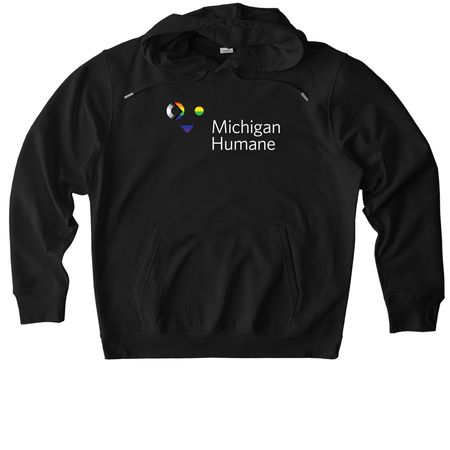 Michigan Humane x Ruth&nbsp;, a Black Stanley/Stella Unisex Cruiser 2.0 Pullover Hoodie