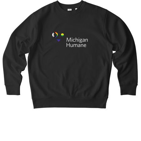 Michigan Humane x Ruth&nbsp;, a Black Stanley/Stella Unisex Changer 2.0 Crewneck Sweatshirt
