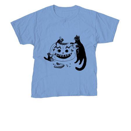 Pumpkins & PowerDrills, a Carolina Blue Youth Unisex Tee