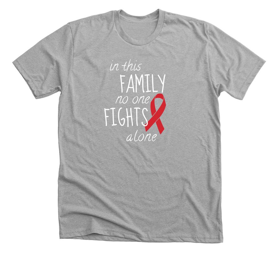 Wende?s Cancer Support team, a Athletic Heather Premium Unisex Tee