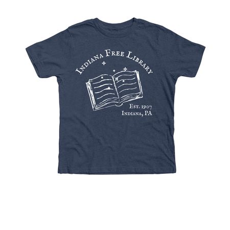 IFL - Est. 1907, a Heather Navy Premium Youth Tee