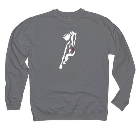 Wild Hearts Fall Merchandise, a Gunmetal Heather Midweight Crewneck Sweatshirt