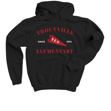TES Spirit, a Black Youth Pullover Hoodie