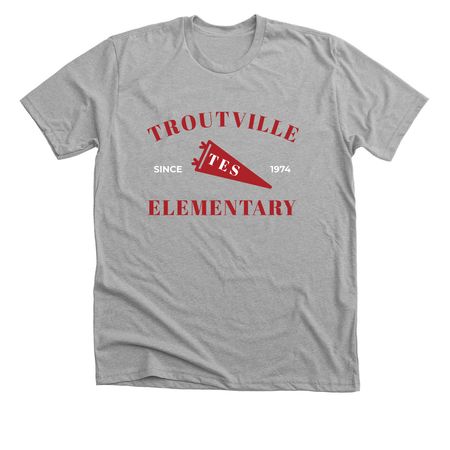 TES Spirit, a Athletic Heather Premium Unisex Tee
