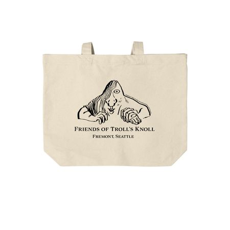 Friends of the Troll's Knoll Totes, a Natural Cotton Canvas Tote Bag