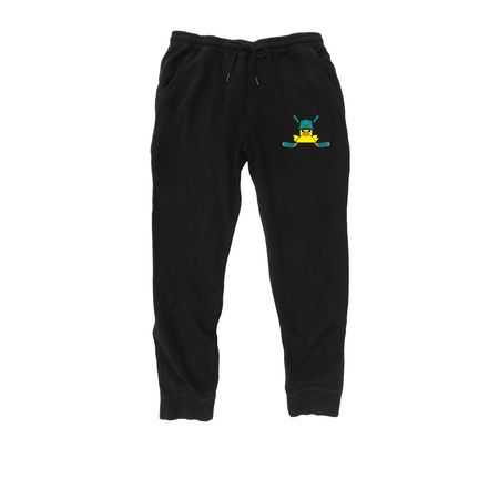 Rubber Puckies - Sweats, a Black Midweight Fleece Joggers