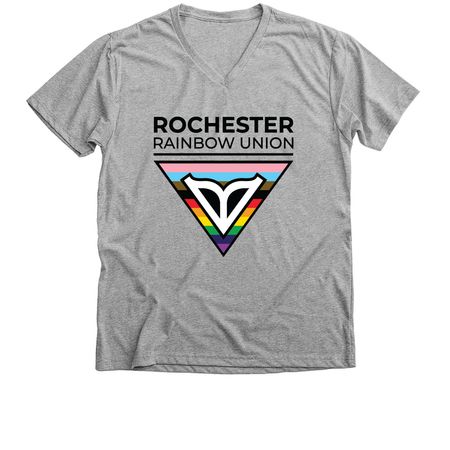Tees and Tanks, a Athletic Heather Premium V-Neck Tee
