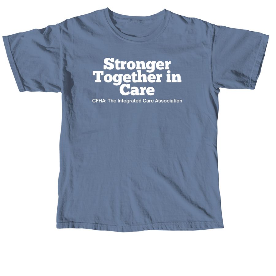"Stronger Together", a Blue Jean Comfort Colors Unisex Tee