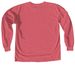 Boobies and Scars (Dark), a Crimson Comfort Colors Long Sleeve Tee (back-view)