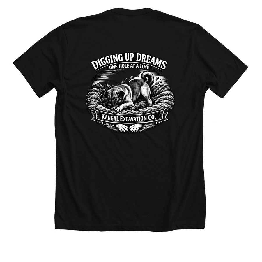 Digging Up Dreams, a Solid Black Blend Premium Unisex Tee