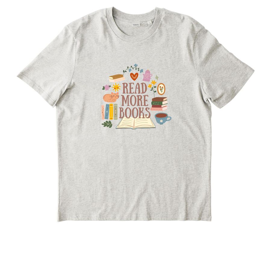 Read More Books, a Eco Heather Stanley/Stella Unisex Creator 2.0 Tee
