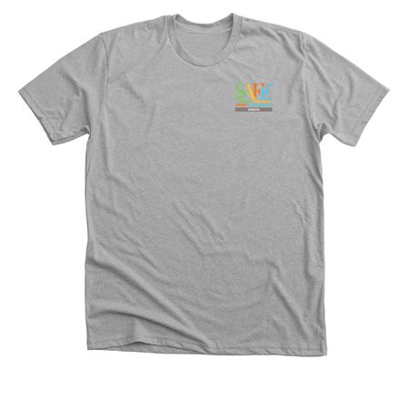 SAFE Gibbon - Rosie the Gibbon, a Athletic Heather Premium Unisex Tee