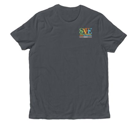 SAFE Gibbon - Rosie the Gibbon, a Terrain Grey Allmade Organic Cotton Unisex Tee