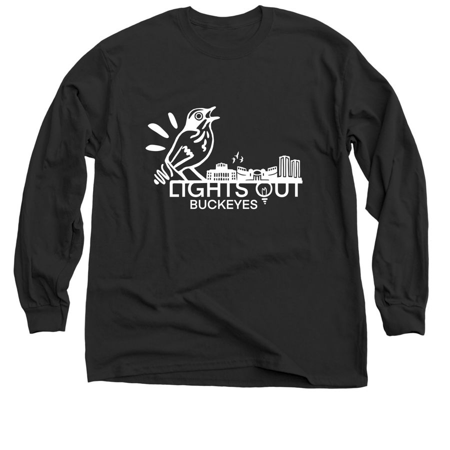 Lights Out Buckeyes&nbsp;, a Black Classic Long Sleeve Tee