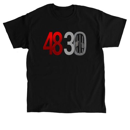 48 30&nbsp;, a Black Classic Unisex Tee