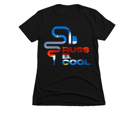 Russ B. Cool CV PRIDE, a Black Women's Slim Fit Tee