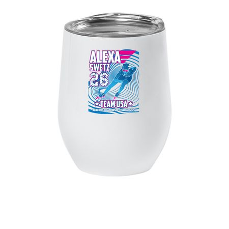Wine Tumbler_Full Color '26 Edition, a White Insulated Wine Cup