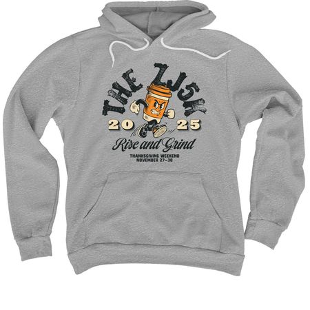 ZJ5K 2025, Coffee, a Athletic Heather Premium Pullover Hoodie