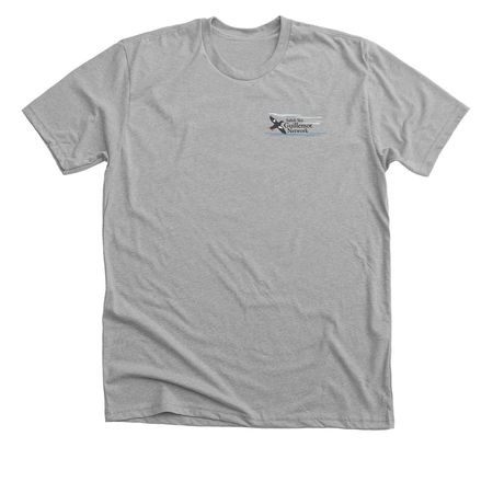 What's for breakfast? (Black Lettering), a Athletic Heather Premium Unisex Tee