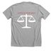 Arrest&nbsp;Shirley, a Athletic Heather Premium Unisex Tee (back-view)