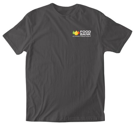 Food Bank Classic Logo, a Charcoal Softstyle Cotton Tee