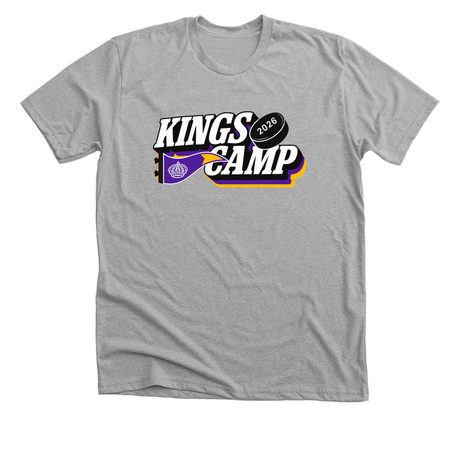 Los Angeles Kings 2026 Camp T-Shirt, a Athletic Heather Premium Unisex Tee