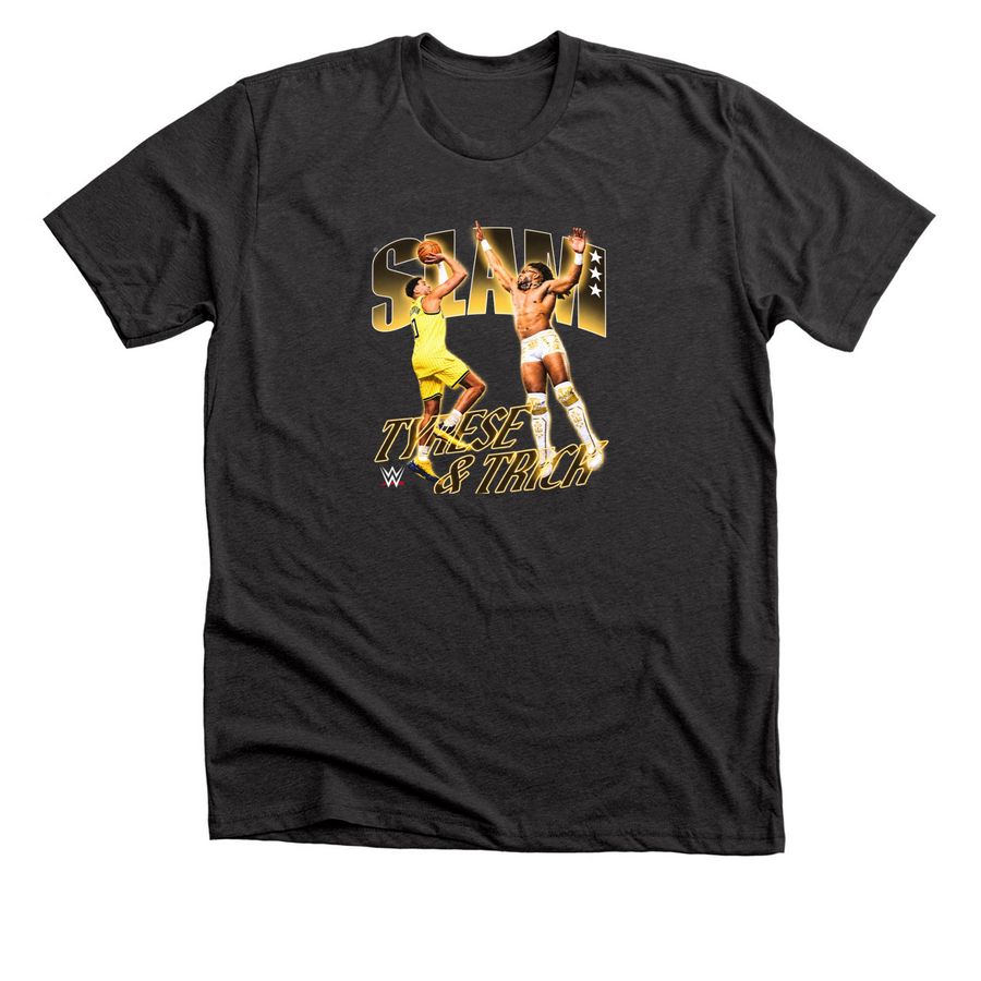 SLAM WWE Tyrese Haliburton Remix Shirt 2026, a Dark Grey Heather Premium Unisex Tee
