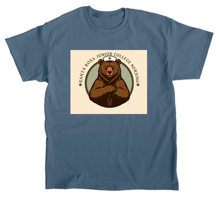 Nurse Bear, a Indigo Blue Classic Unisex Tee