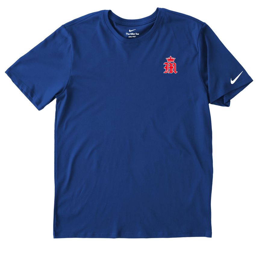 ROYAL NIKE M, a Rush Blue Nike Dri-FIT Jersey Blend Performance Tee