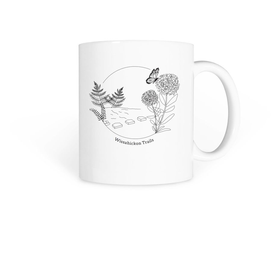 Stepping Stones Mug, a White Coffee Mug