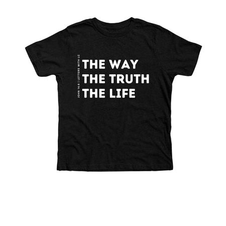 The Way, a Black Heather Premium Youth Tee